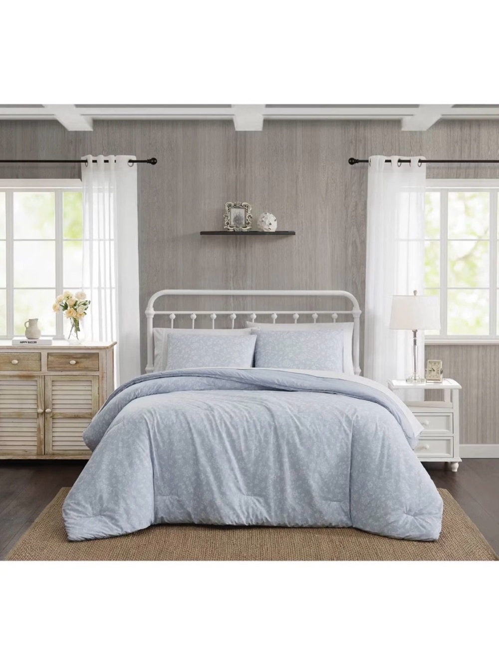 The Farmhouse 2pc Twin/Twin Extra Long By Rachel Ashwell Majesty Comforter Set